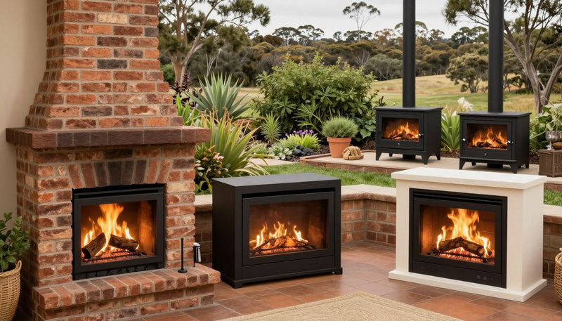 What are the different types of fireplaces?