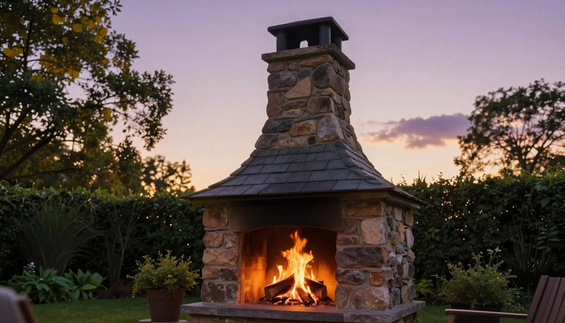 Does an outdoor fireplace need a chimney?