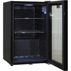 Schmick Black Glass Door Bar Fridge
