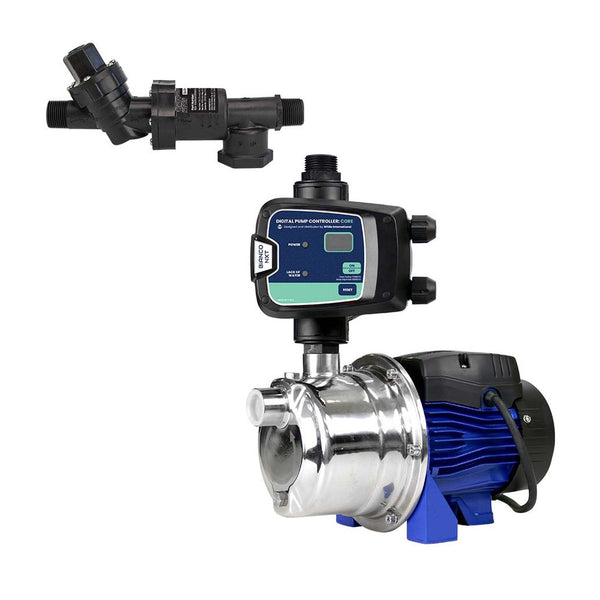 Bianco Rainsaver MK6 pump kit with stainless jet pump, NXT Core controller and changeover valve