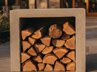 Ochre Living Side Log Store