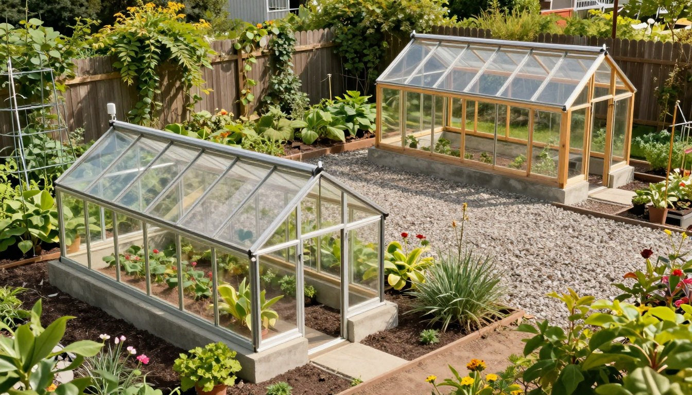 What is the best base to put a greenhouse on?