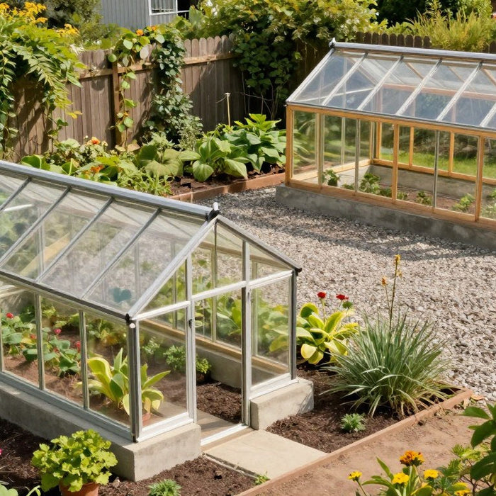 What is the best base to put a greenhouse on?