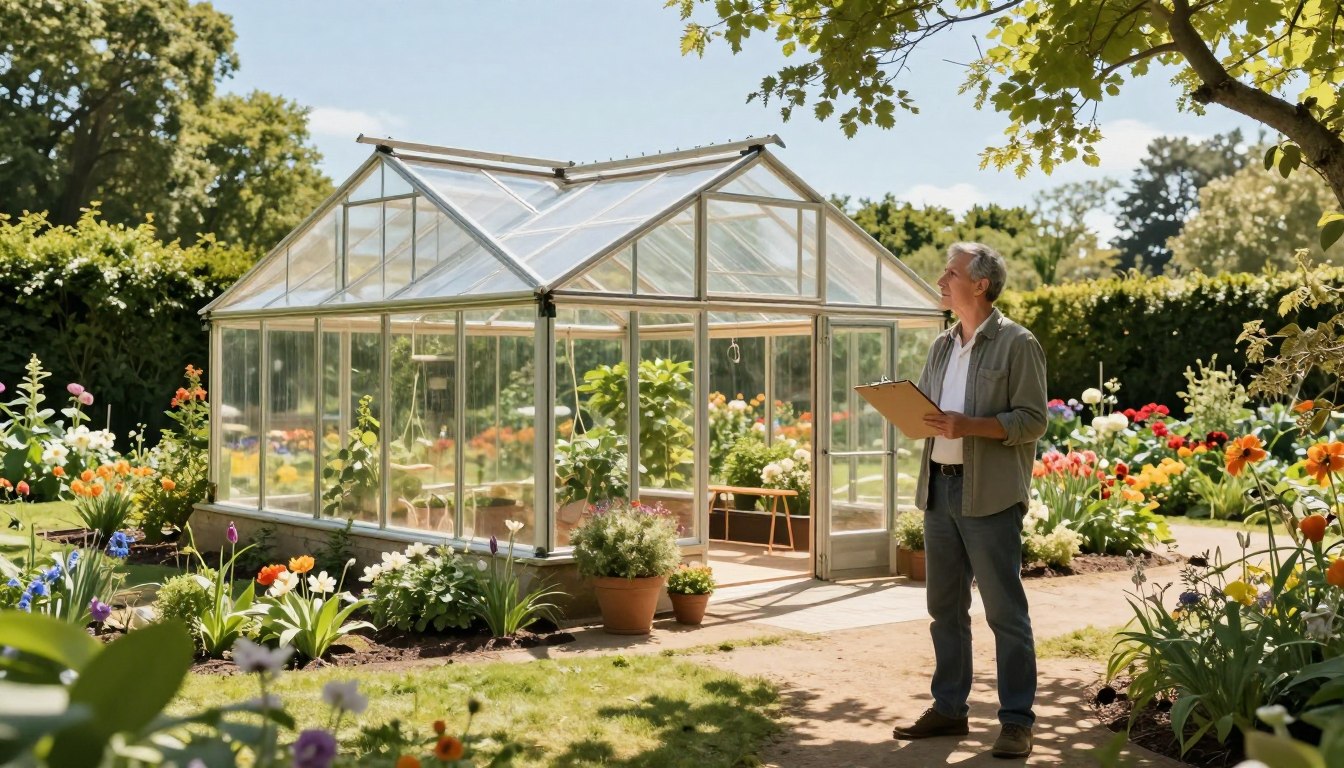 Should a greenhouse be put in the sun or shade?