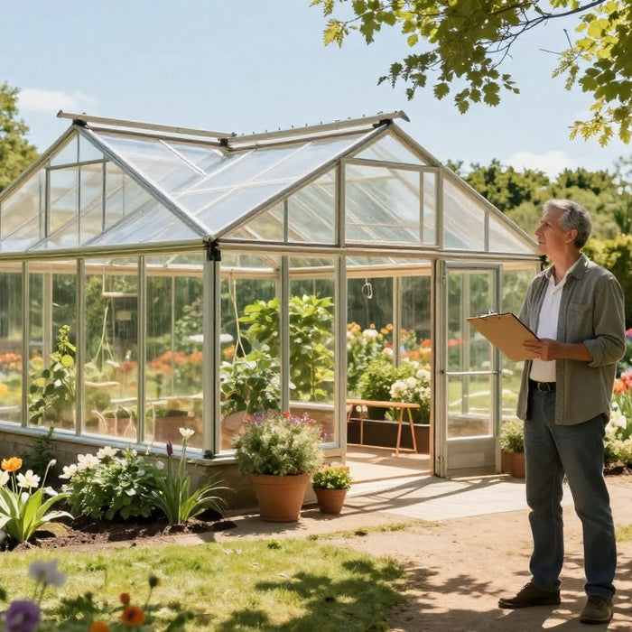 Should a greenhouse be put in the sun or shade?