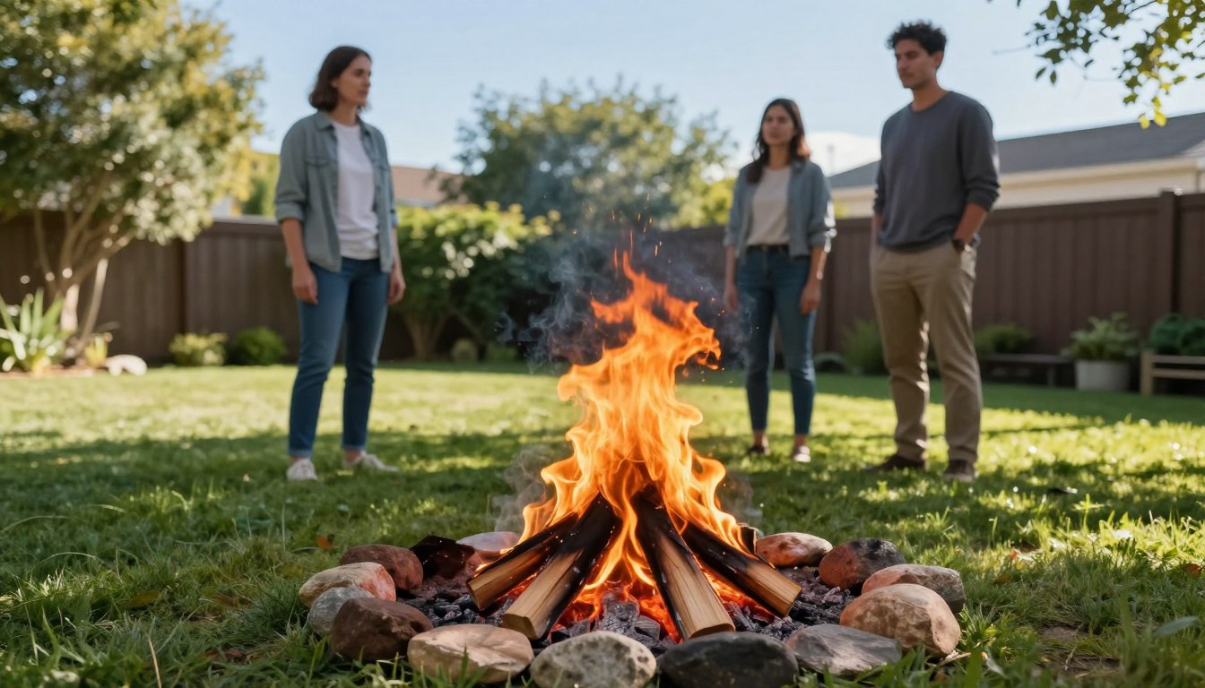 How big can a fire be without a permit?