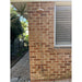 Handmade Bottlebrush copper and brass cold-only outdoor shower.