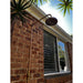 Handmade Bottlebrush copper and brass cold-only outdoor shower.