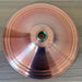 240mm solid copper shower rose with brass connection.