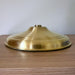 240mm solid brass shower rose with brass connection.