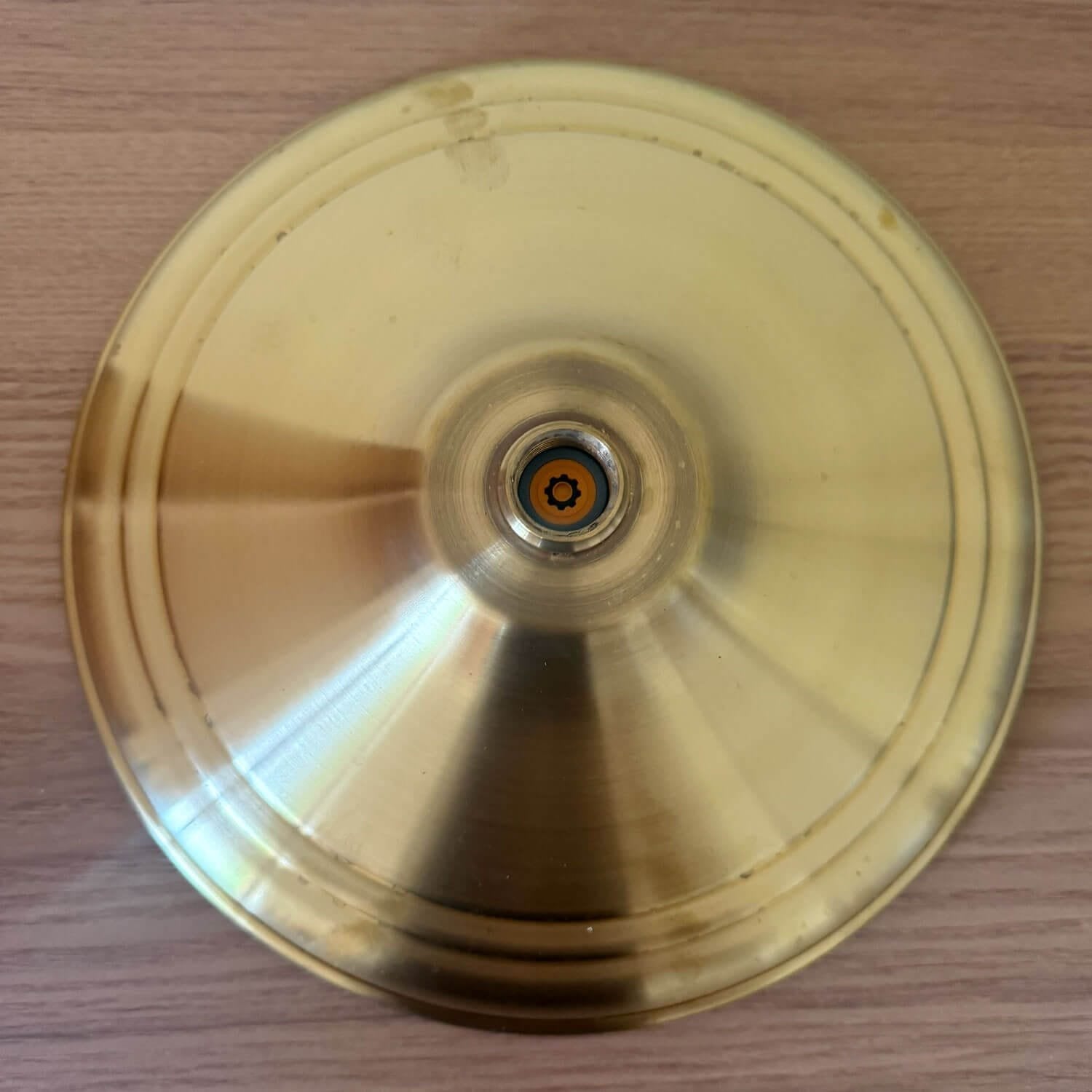 240mm solid brass shower rose with brass connection.