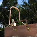 Handmade Wattle copper and brass bath tap.