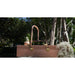 Handmade Wattle copper and brass bath tap.