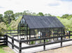 Winter Gardenz greenhouse fitted with a custom shade cover kit