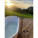 Handmade Eucalyptus copper and brass bath tap.