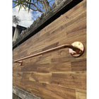 Copper & Brass Single Towel Rail 80cm