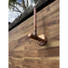 Handmade 1 inch copper and brass paper towel holder.