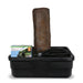 Aquascape Faux Basalt Column Fountain Kit, 61cm, showing the column with AquaBasin 30 reservoir, Ultra 2100 pump and plumbing