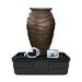 Aquascape Medium Scalloped Urn Fountain Kit, showing the 114cm scalloped urn, AquaBasin 45 reservoir and Ultra 4500 pump