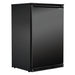 Husky 104L single solid door alfresco drinks chiller in matt black.