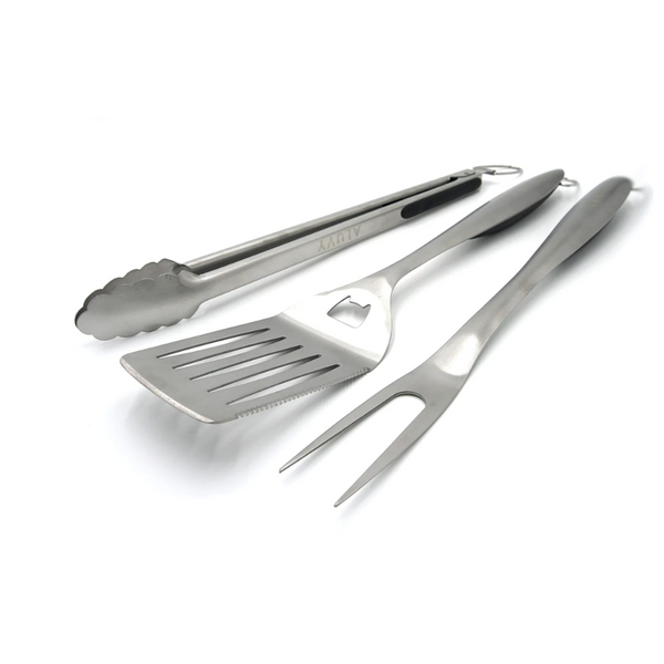 Aluvy Barbecue Tool Set, 3 Piece