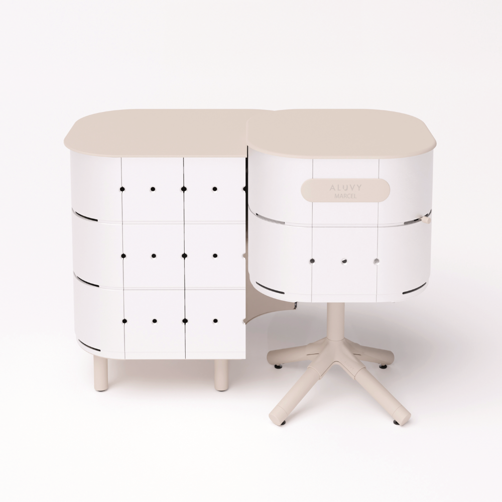 Aluvy JEAN Original outdoor kitchen cabinet in Blanc