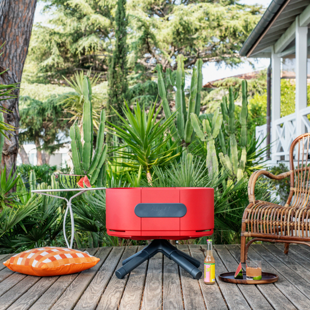 Aluvy SAM Basalt fire brazier in Piment