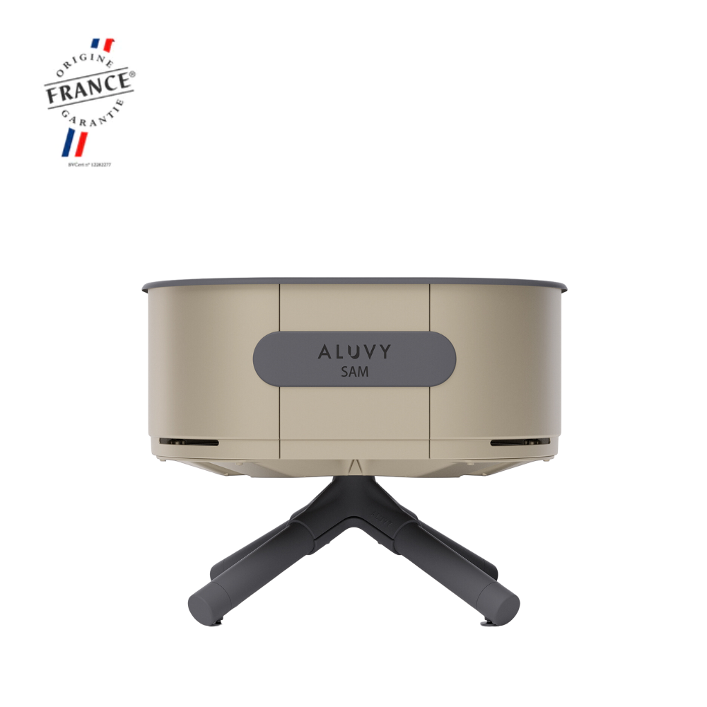 Aluvy SAM Basalt fire brazier in Champagne