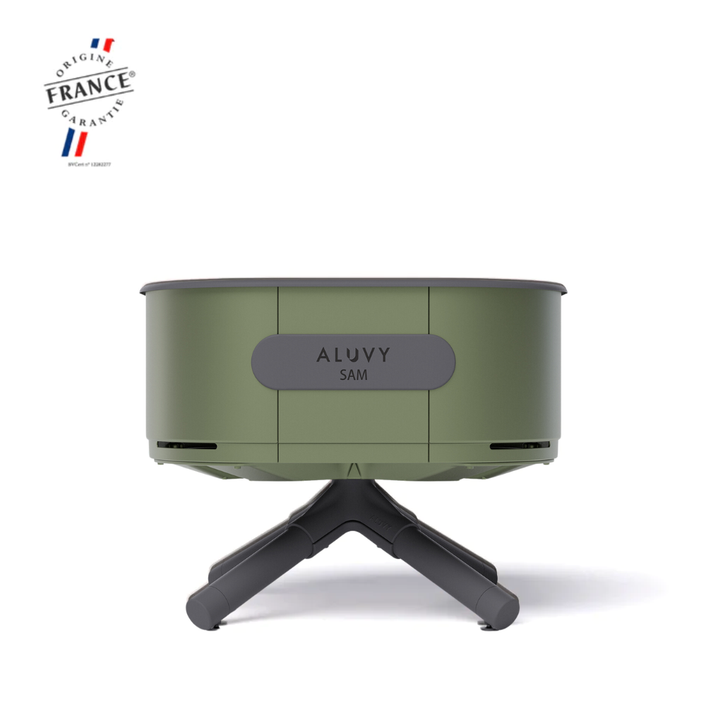 Aluvy SAM Basalt fire brazier in Kaki
