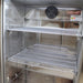 Rhino solid door bar fridge 129L, right hinged, angle view