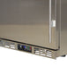 Rhino solid door bar fridge 129L, control panel