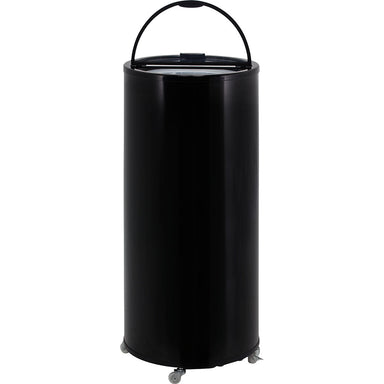 Schmick slimline can cooler on castor wheels, 65 litre, front view