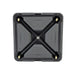 Cantilever umbrella base with wheels, alternate angle showing fill cap