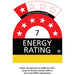Rhino SG2H-HD GEMS energy rating label, 7 stars