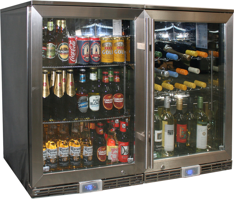 Rhino GSP beer and wine outdoor bar fridge, front view