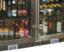 Rhino GSP beer and wine outdoor bar fridge, dual controller and locks