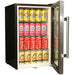 Schmick dual-glazed bar fridge, self-closing door
