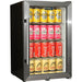 Schmick dual-glazed bar fridge, right hinge, front view