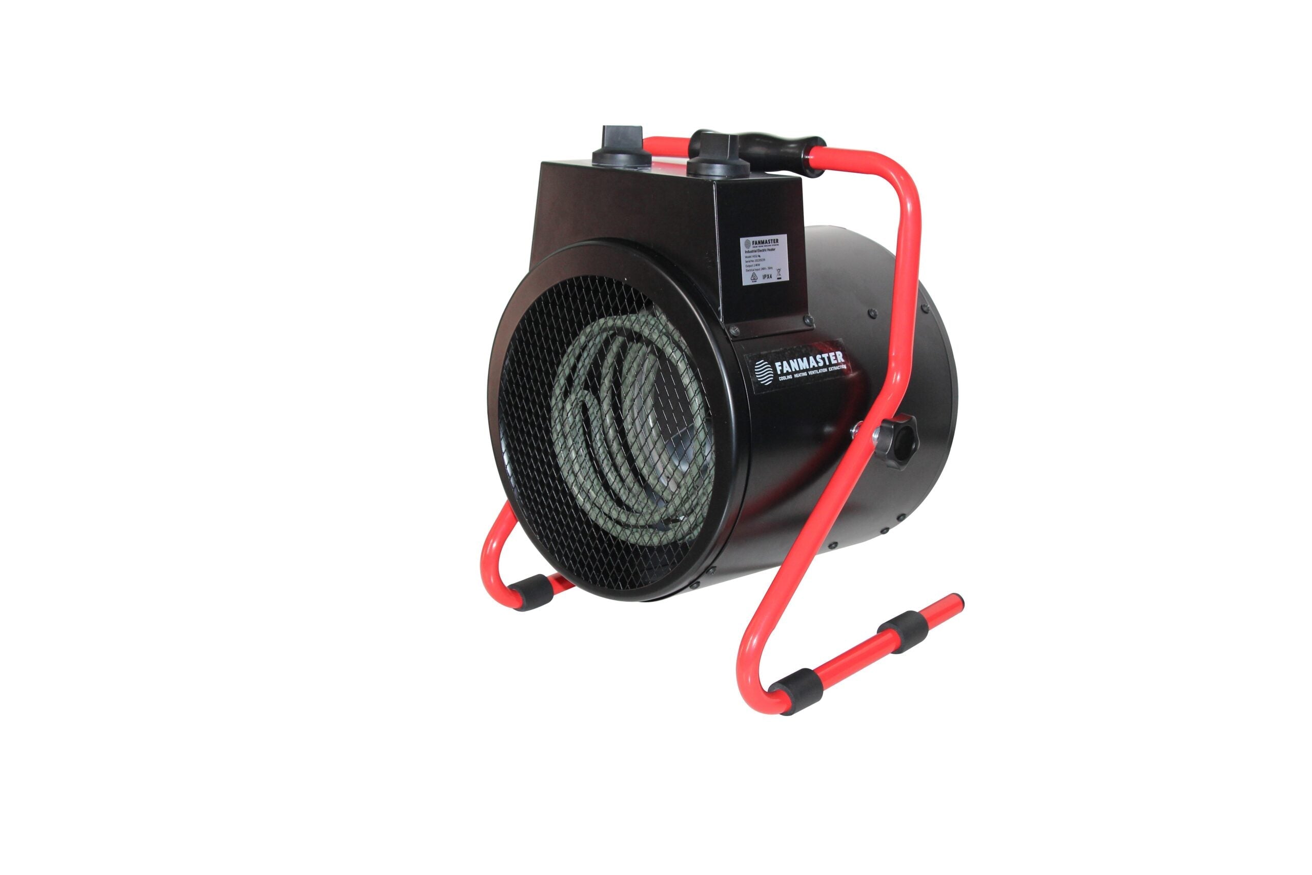 Winter Gardenz greenhouse fan heater side view with carry handle