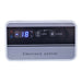 Close-up of the digital temperature control display on the Husky chest fridge and freezer