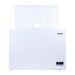 Husky chest fridge and freezer open showing interior capacity and removable storage basket
