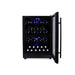 Husky Riserva 154L dual zone wine fridge, door detail