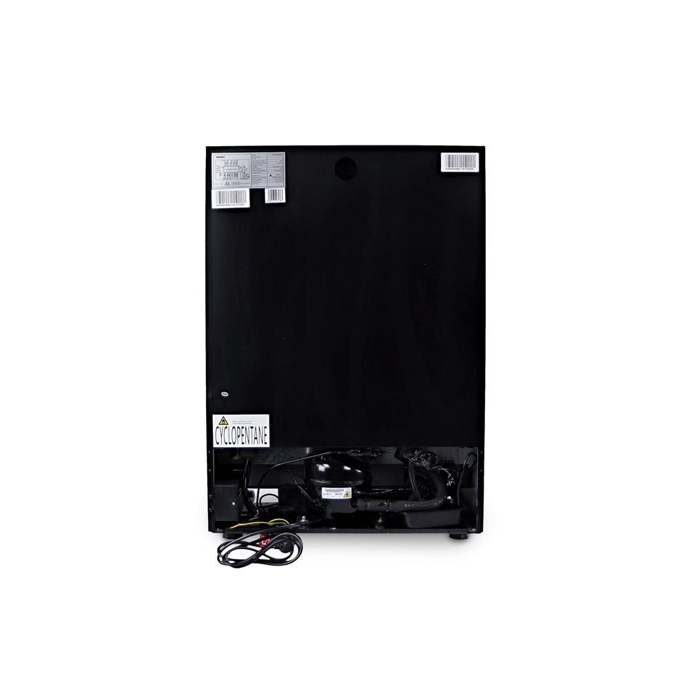 Husky Riserva 154L dual zone wine fridge, side profile