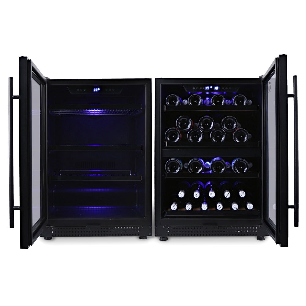 Husky Riserva 154L dual zone wine fridge, lifestyle