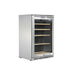 Husky Vino Pro 104L outdoor wine fridge in stainless steel.