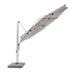 Helios cantilever umbrella, 400cm Octagonal, Stone canopy, hero shot