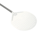 Close-up of the Buschbeck long handle peel's perforated round blade