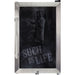 Schmick Ned Kelly bar fridge, frosted Such Is Life door artwork