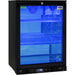 Rhino night club LED bar fridge 129L, left hinged, front view