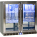 Rhino GSP outdoor bar fridge 208L, angle view